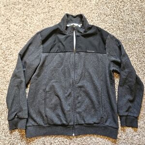 Calvin Klein Gray and Black Jacket Large